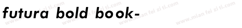 futura bold book字体转换